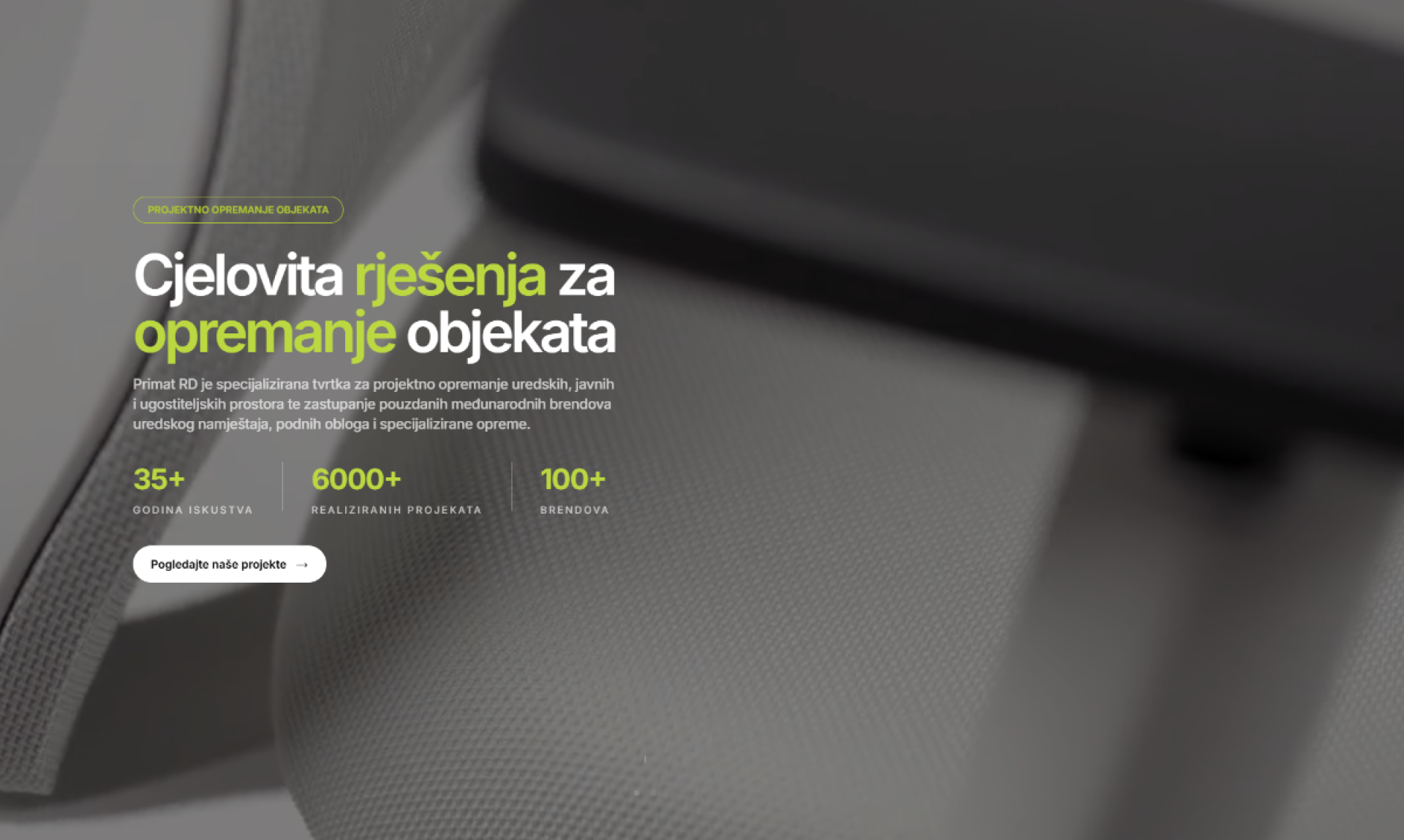 Primat RD, cjelovita rješenja za projektno opremanje objekata